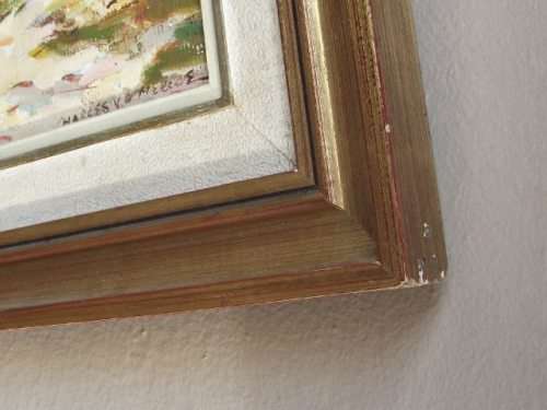STUNNING CHARLES VAN DER MERWE PAINTING, OIL BOARD