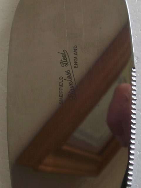 LOVELY STERLING SILVER HANDLED CAKE LIFTER