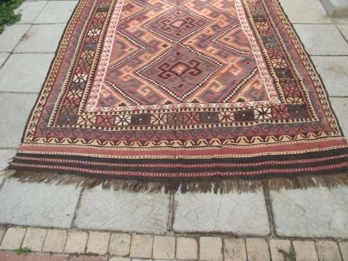 LARGE HAND WOVEN KELIM