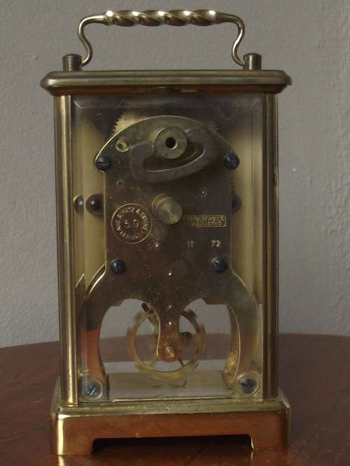 SCHATZ 59 - 8 DAY CARRIAGE CLOCK