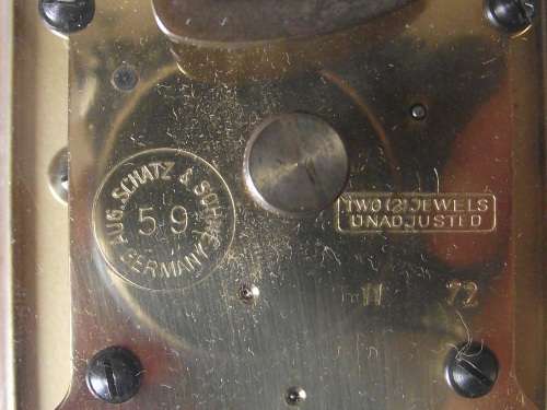 SCHATZ 59 - 8 DAY CARRIAGE CLOCK