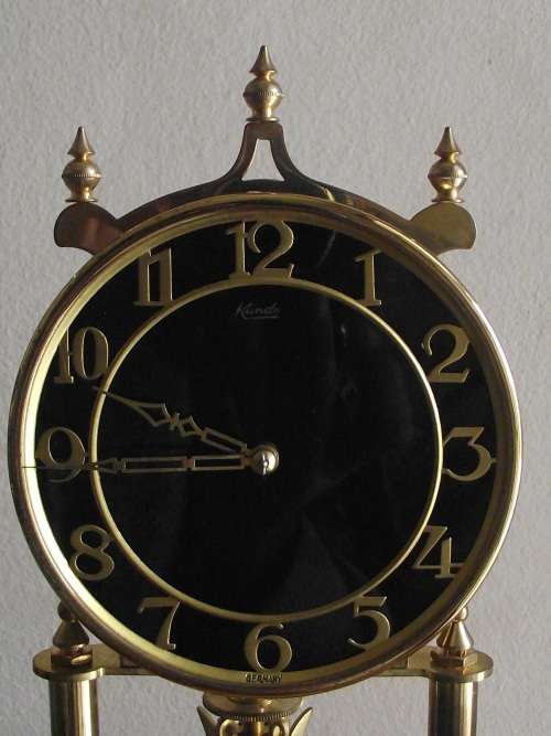 KUNDO -- ANNIVERSARY -- CLOCK --- KEININGER & OBERGFELL --- MADE IN WEST - GERMANY