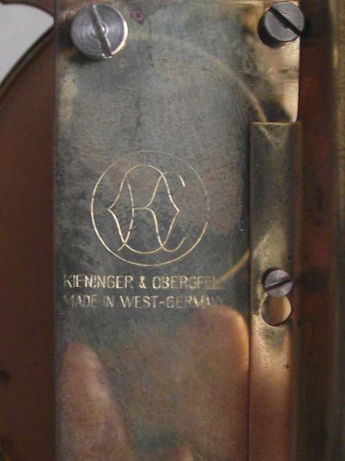 KUNDO -- ANNIVERSARY -- CLOCK --- KEININGER & OBERGFELL --- MADE IN WEST - GERMANY