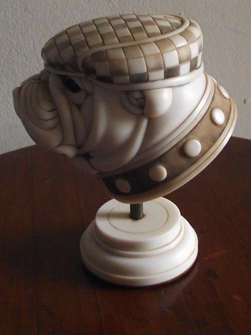 Large John Biccard Crushed Marble Bulldog ( Butch )