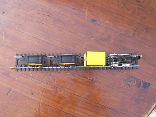 Bachmann H0 - 41-500/43-1045 - 2 X Passenger carriages, Steam locomotive with tender - DeWitt Clinto