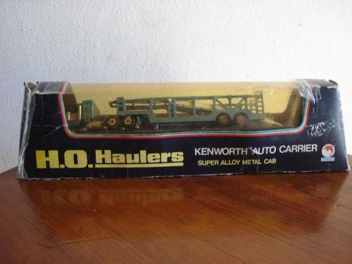 SHINSEI 4162 HO HAULERS KENTWORTH AUTO CARRIER SUPER ALLOY METAL CAB