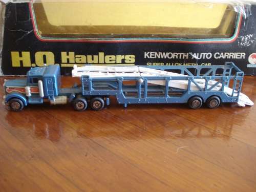 SHINSEI 4162 HO HAULERS KENTWORTH AUTO CARRIER SUPER ALLOY METAL CAB