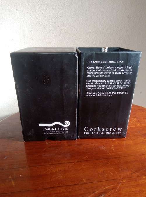 CARROL BOYES CORKSCREW -- Boxed