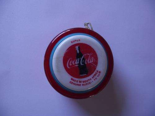 GENUINE RUSSELL COCA- COLA SUPER RED WHITE AND BLUE YO-YO