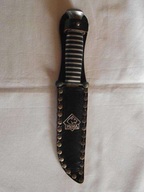 PUMA SOLINGEN MADE IN GERMANY HUNTING KNIFE & SHEATH