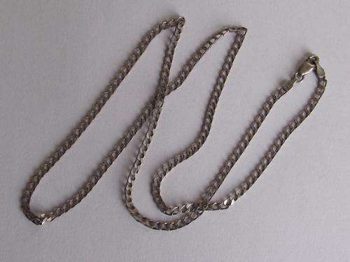 DAINTY ITALIAN STERLING SILVER SQUARE LINK NECKLACE