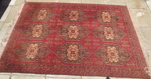 STUNNING LARGE AFGHAN ABADEH  PERSIAN CARPET ( GOOD CONDITION )