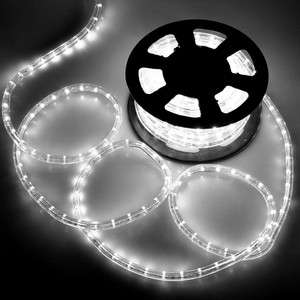 100m Cool White LED Rope Light