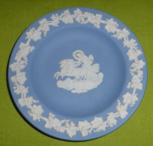 WEDGWOOD!!! MADE IN ENGLAND! Pale Blue Jasperware Pin Dish