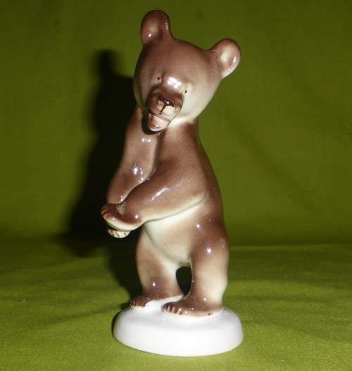 MADE IN USSR!!! Porcelain Russian Brown Bear