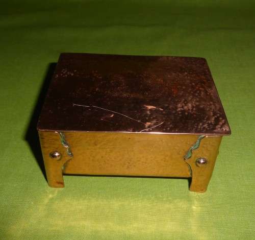 HANDMADE!!! Solid Copper Trinket Box (Weighs 405g)