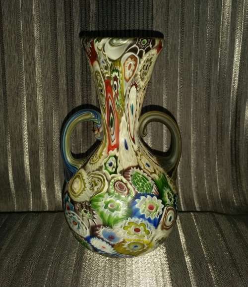 STUNNING!!! RARE!!! Multi Coloured Glass Vase