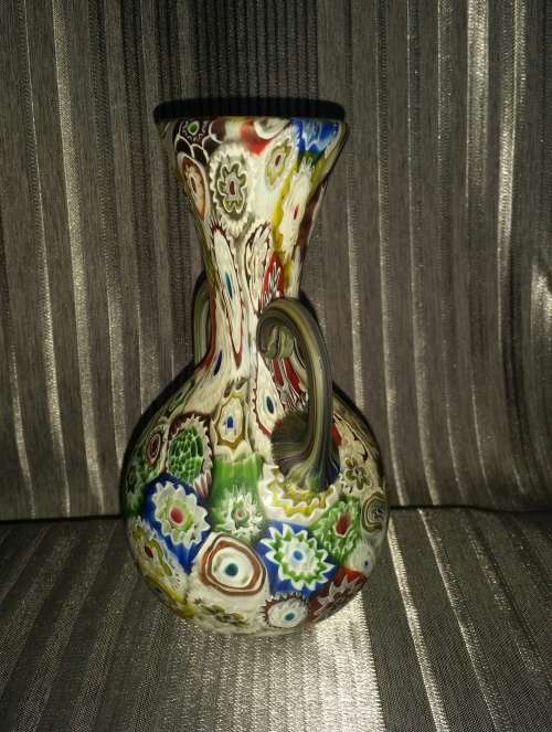 STUNNING!!! RARE!!! Multi Coloured Glass Vase