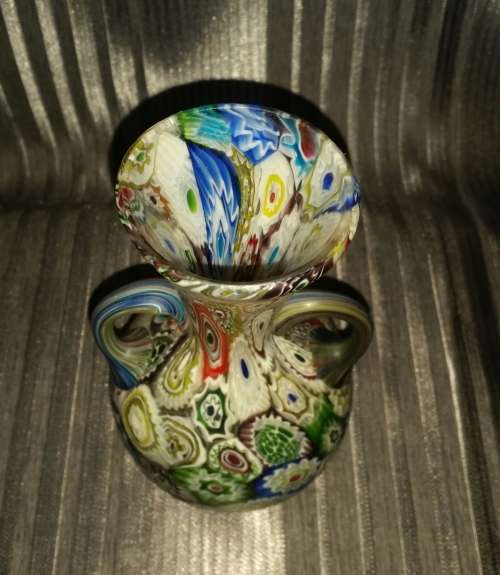 STUNNING!!! RARE!!! Multi Coloured Glass Vase