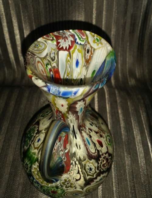 STUNNING!!! RARE!!! Multi Coloured Glass Vase