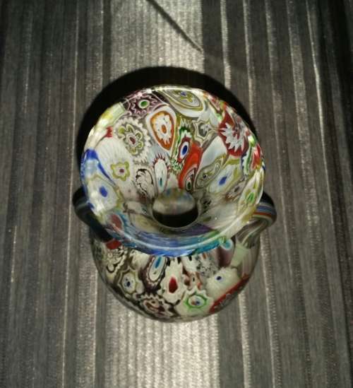 STUNNING!!! RARE!!! Multi Coloured Glass Vase