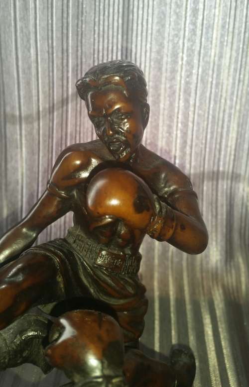 KICKBOXING!!! Large Action Sport Figurine (Resin) from THAILAND