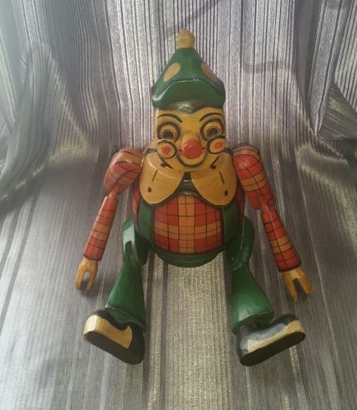 LARGE PINNOCHIO!!! Articulated Wooden Money Box