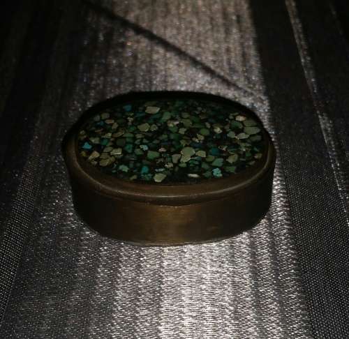 HANDMADE!!! Brass Pill Box