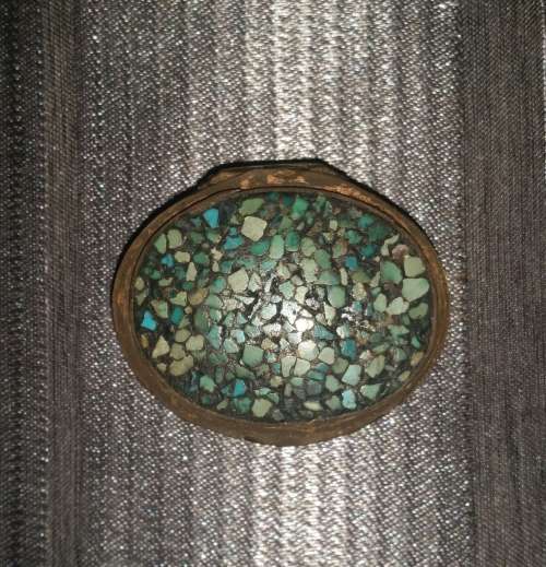 HANDMADE!!! Brass Pill Box