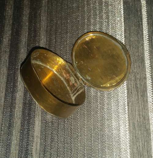 HANDMADE!!! Brass Pill Box