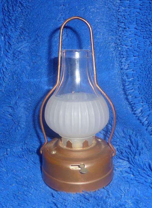 Vintage Copper and Glass Lantern - FREE POSTAGE!