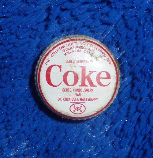 Afrikaans COKE Bottle Top - POSTAGE R50