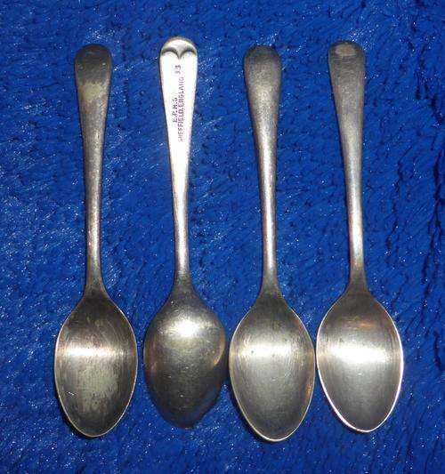 Lot of 4 E.P.N.S. SHEFFIELD ENGLAND "33" Spoons