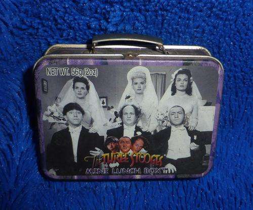 Small Vintage THREE STOOGES Tin