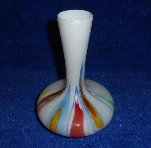 STUNNING!!! Vintage Multi-Coloured Venetian Glass Vase - POSTAGE R50