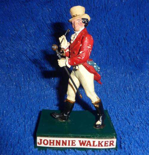 Rare!!! Small Vintage JOHNNIE WALKER Plastic Advertising Display Figure