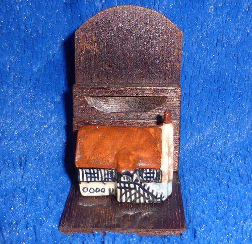 House / Church Ornament (Printers Tray)