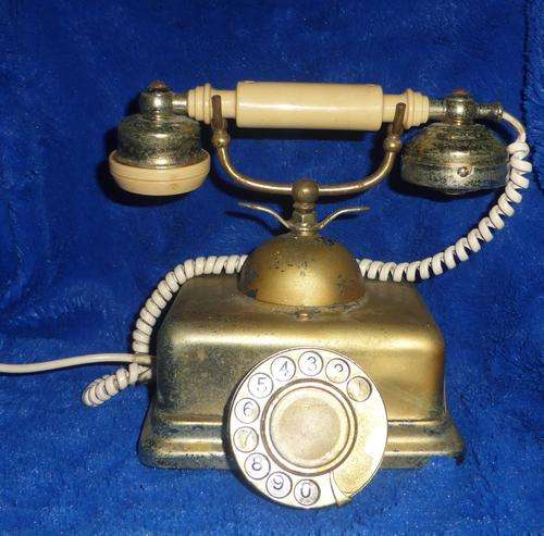 Vintage Very Heavy Metal Telephone 2,52kg!