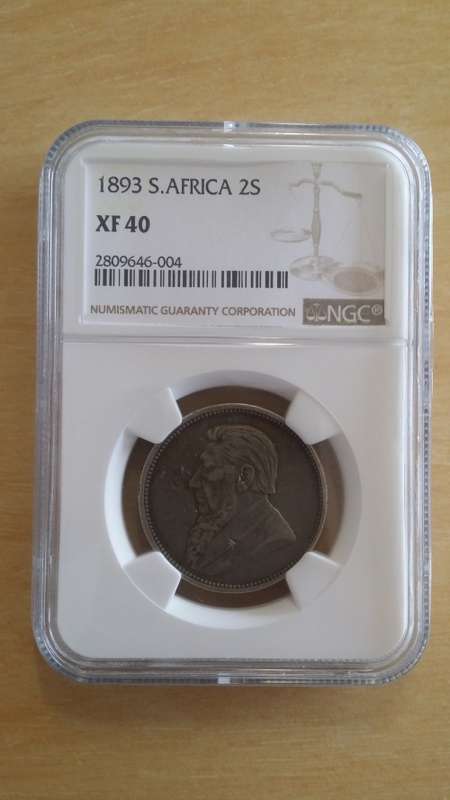 !!!!!VERY VERY RARE!!!!1893 2 SHILLING XF40 HARD TO FIND VERY NICE COIN