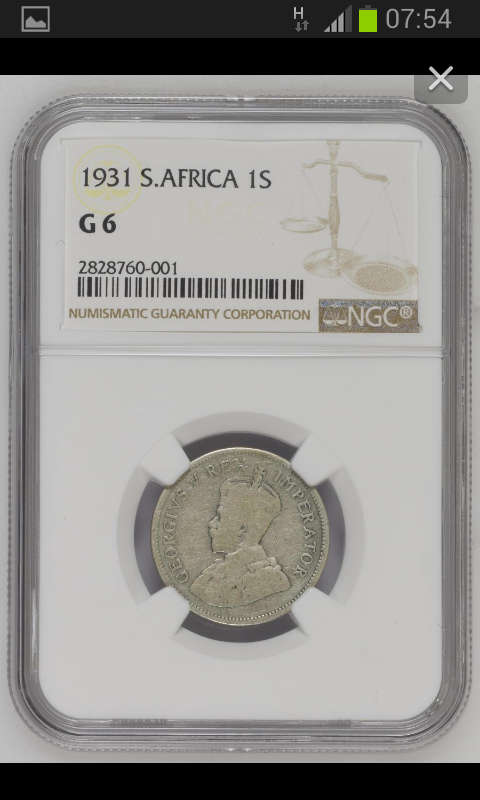 !!!!! ONLY FOR THE BIGBOYS!!!!! 1931 SHILLING GRADED BY NGC!!!!GET IT TODAY