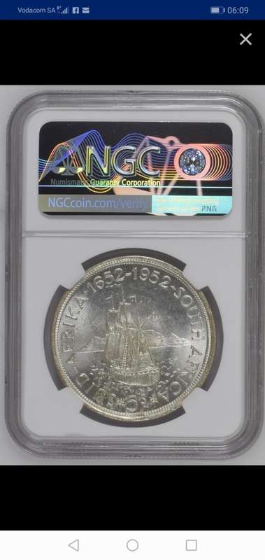 !!!!! STARTING AT SILVER PRICE!!!!1952 5 SHILLING MS 63 HARD TO FIND IN MS!!!!