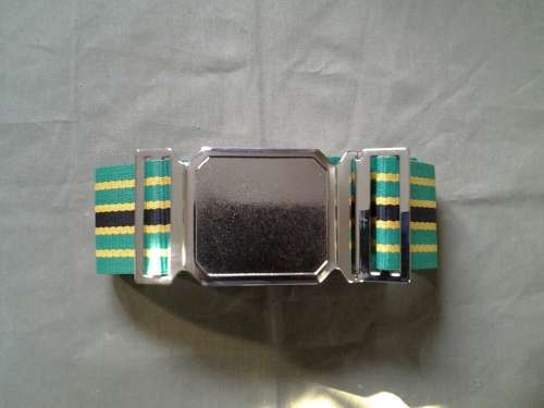 SADF Commando belt with blank buckle.