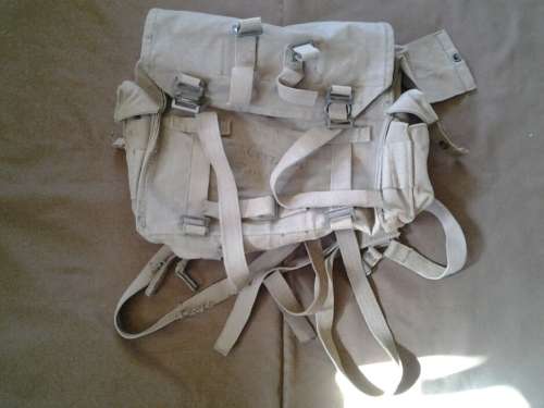 SADF Patt73 Webbing. Grootsak. Worn