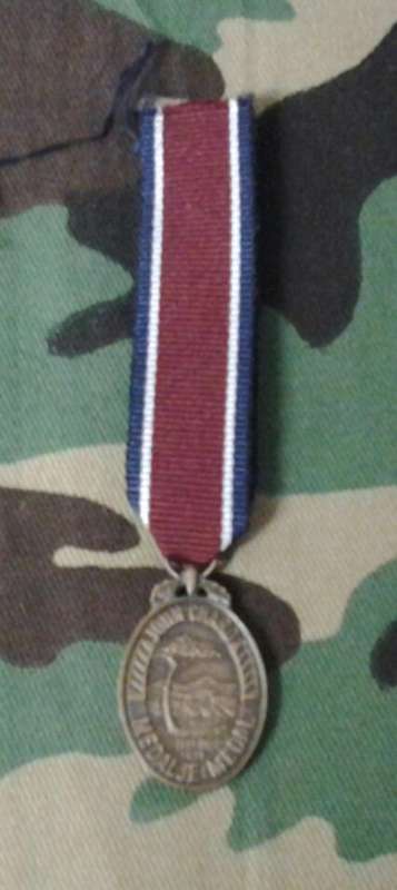 John Chard medal. Miniature.