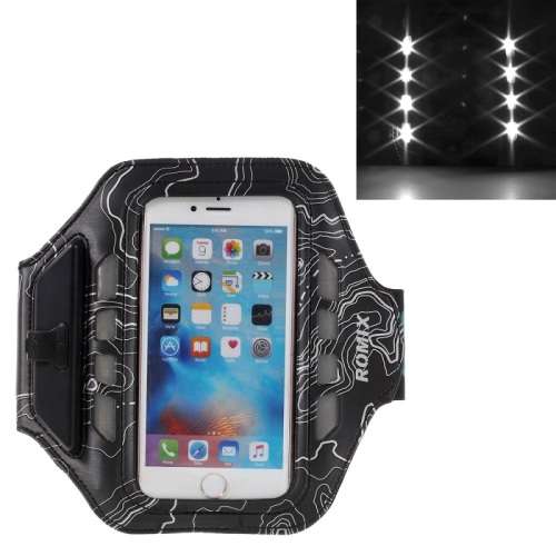 ROMIX LED Phone Sports Arm Band  for iPhone 6s Plus/6 Plus  with Touch Screen and Charging Port