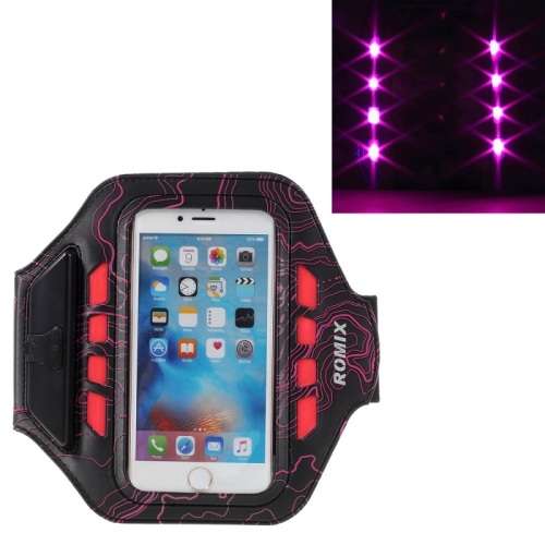 ROMIX LED Phone Sports Arm Band  for iPhone 6s Plus/6 Plus  with Touch Screen and Charging Port