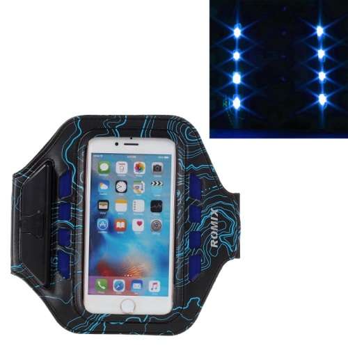 ROMIX LED Phone Sports Arm Band  for iPhone 6s Plus/6 Plus  with Touch Screen and Charging Port