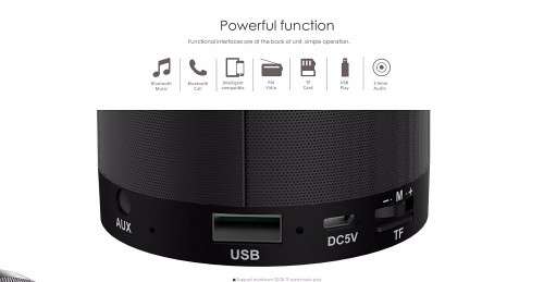 Zealot S5 2000mAh Blluetooth Portable Speaker Support TF Card AUX FM Radio Flash Disk