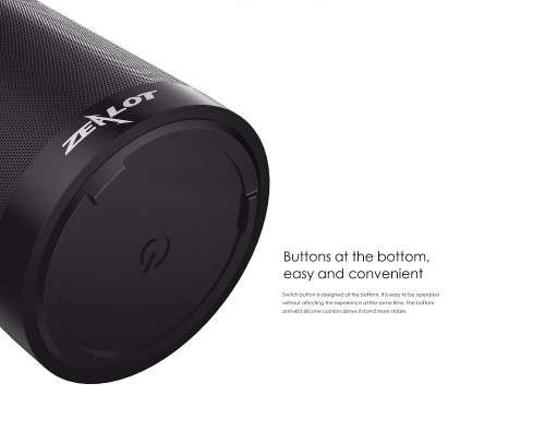 Zealot S5 2000mAh Blluetooth Portable Speaker Support TF Card AUX FM Radio Flash Disk