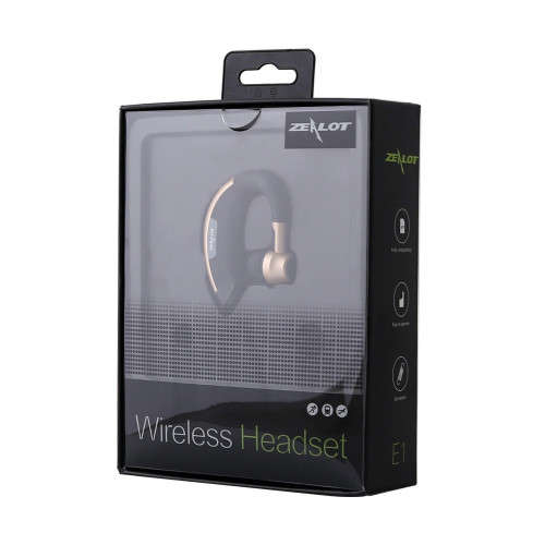 Zealot E1 Wireless Bluetooth Headphones Car Driver Handsfree Earphones Stereo In-Ear Headset